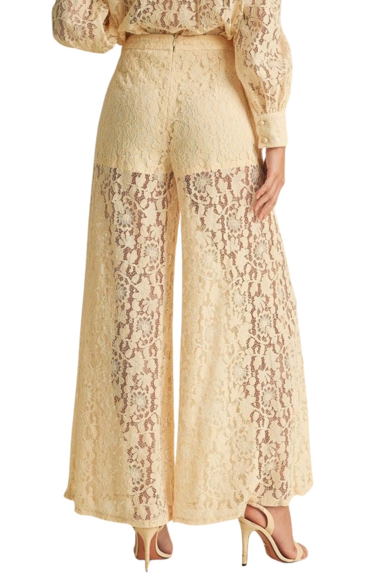 LACE WIDE PANTS