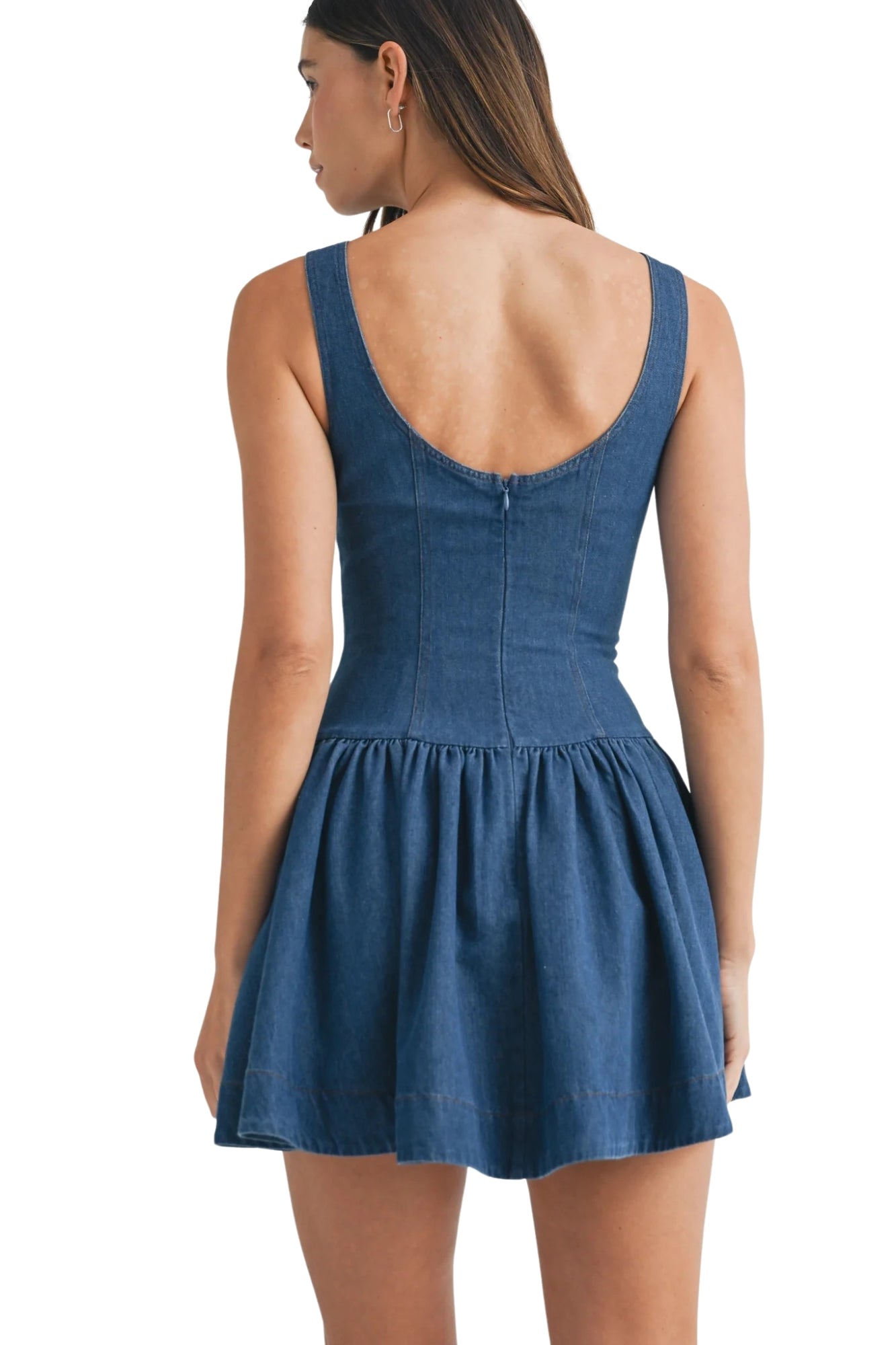 LOW WAIST MINI DRESS