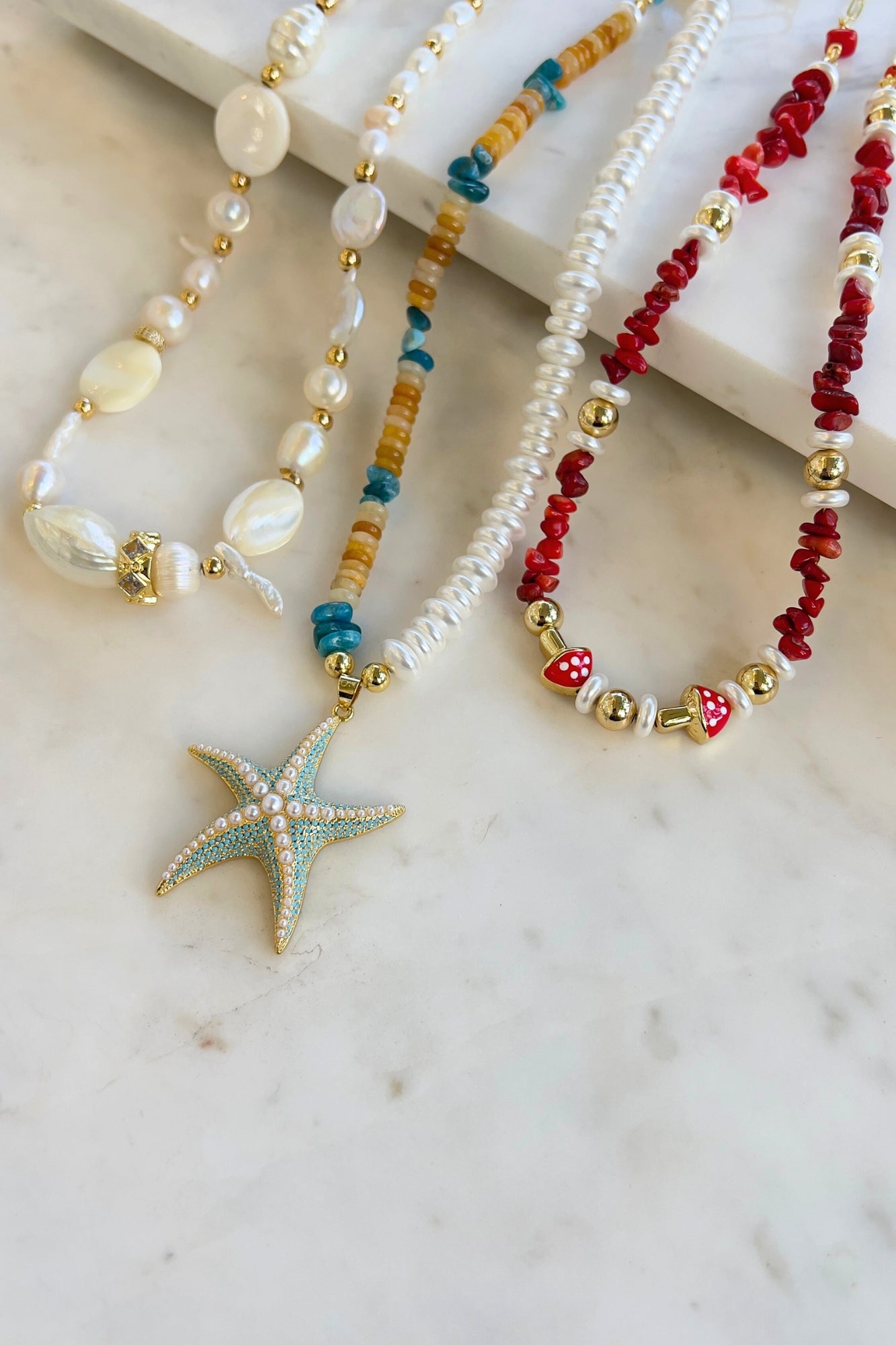 MUSHROOMS NECKLACE