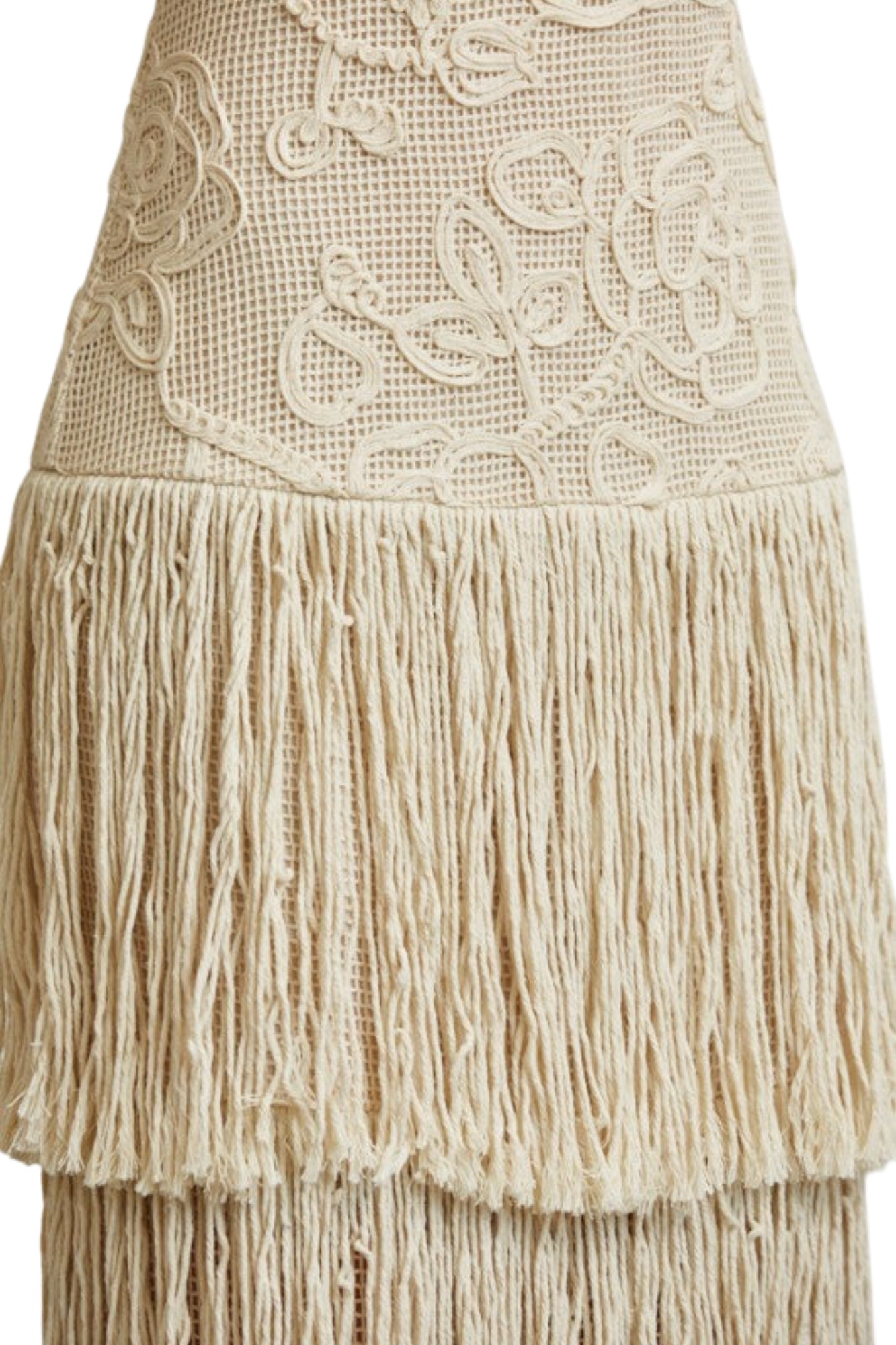 FRINGE MAXI DRESS