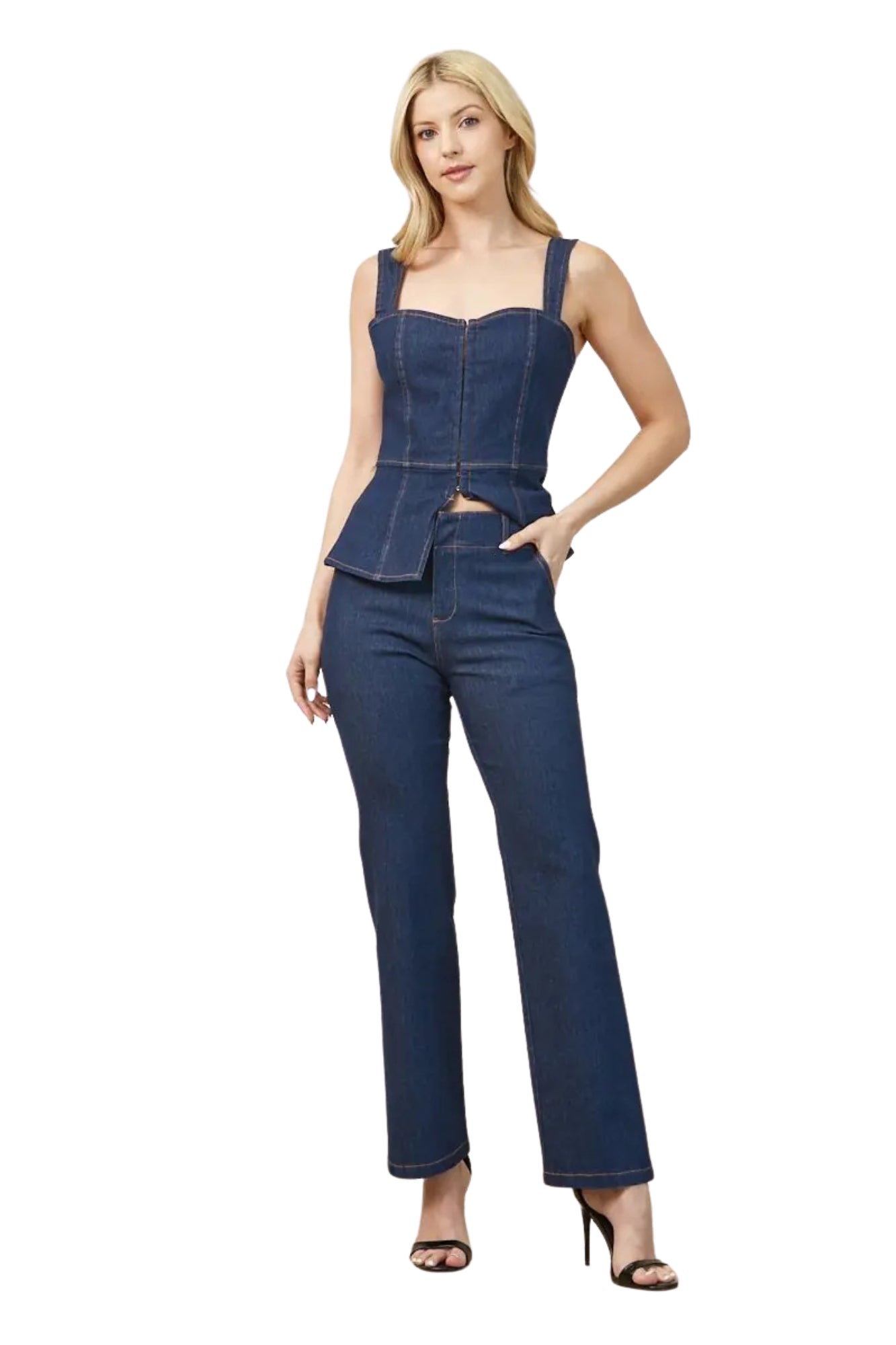 STRETCH DENIM SET