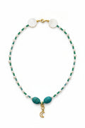TURQUOISE & PEARLS NECKLACE