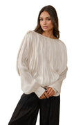 BUBBLE BLOUSE - IVORY