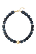 BLUE MARBLE NECKLACE