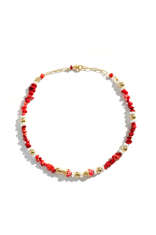 MUSHROOMS NECKLACE