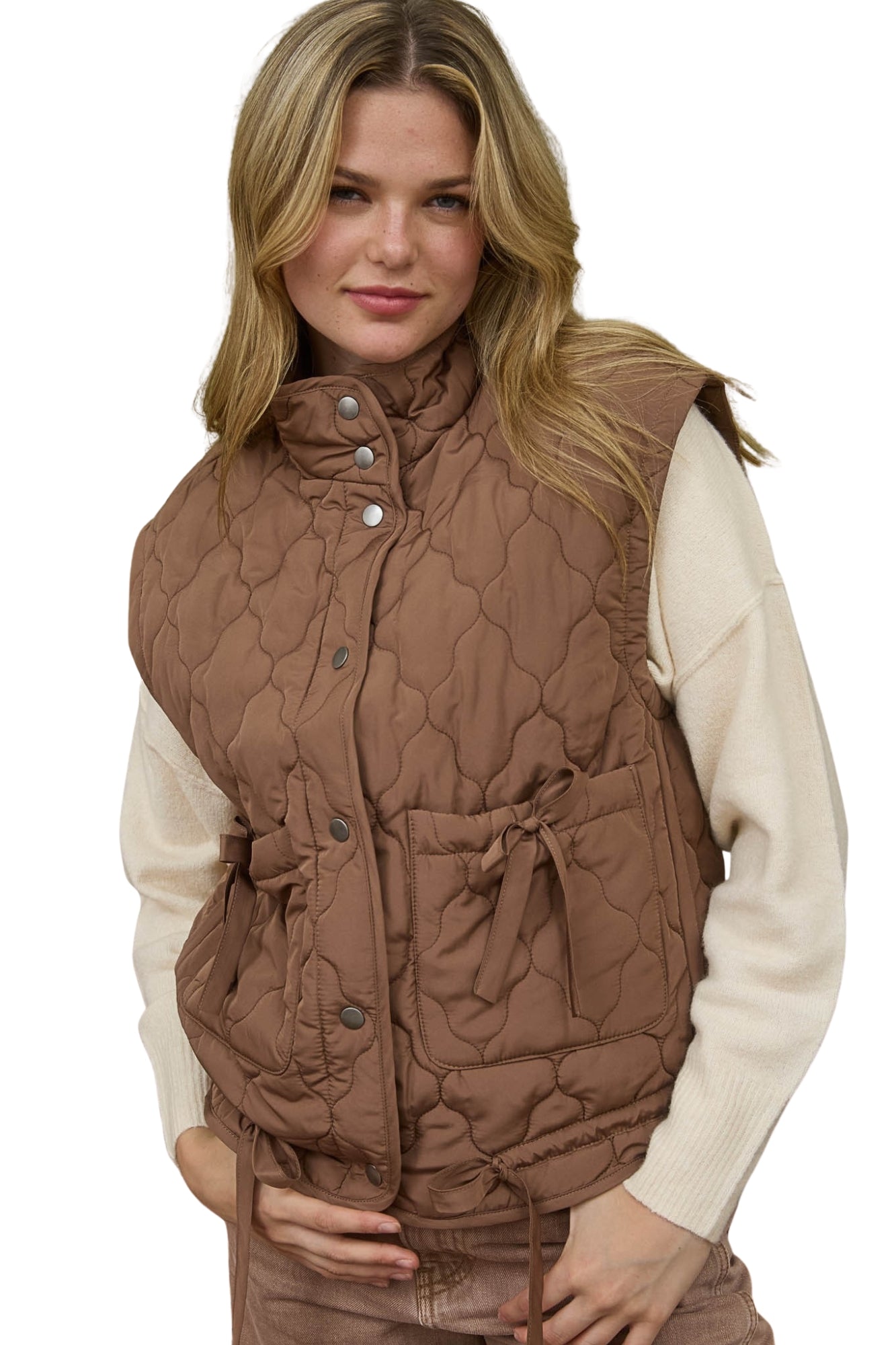 QUILTED PUFFER VEST