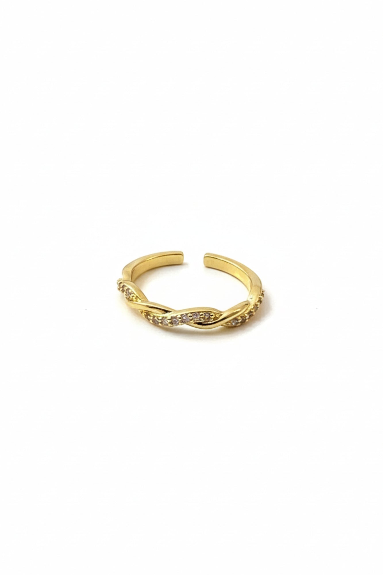 INFINITY TWIST ADJUSTABLE RING