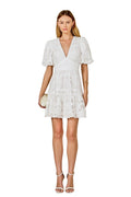 SEQUINS LACE MINI DRESS