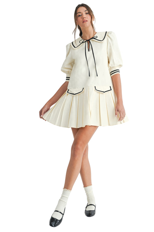 SHORT SLEEVE MINI DRESS