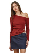 ONE SHOULDER ASYMMETRIC TOP