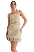 THE CROCHET TOP & SKIRT SET
