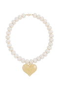 VANILLA CREAM CHARM NECKLACE