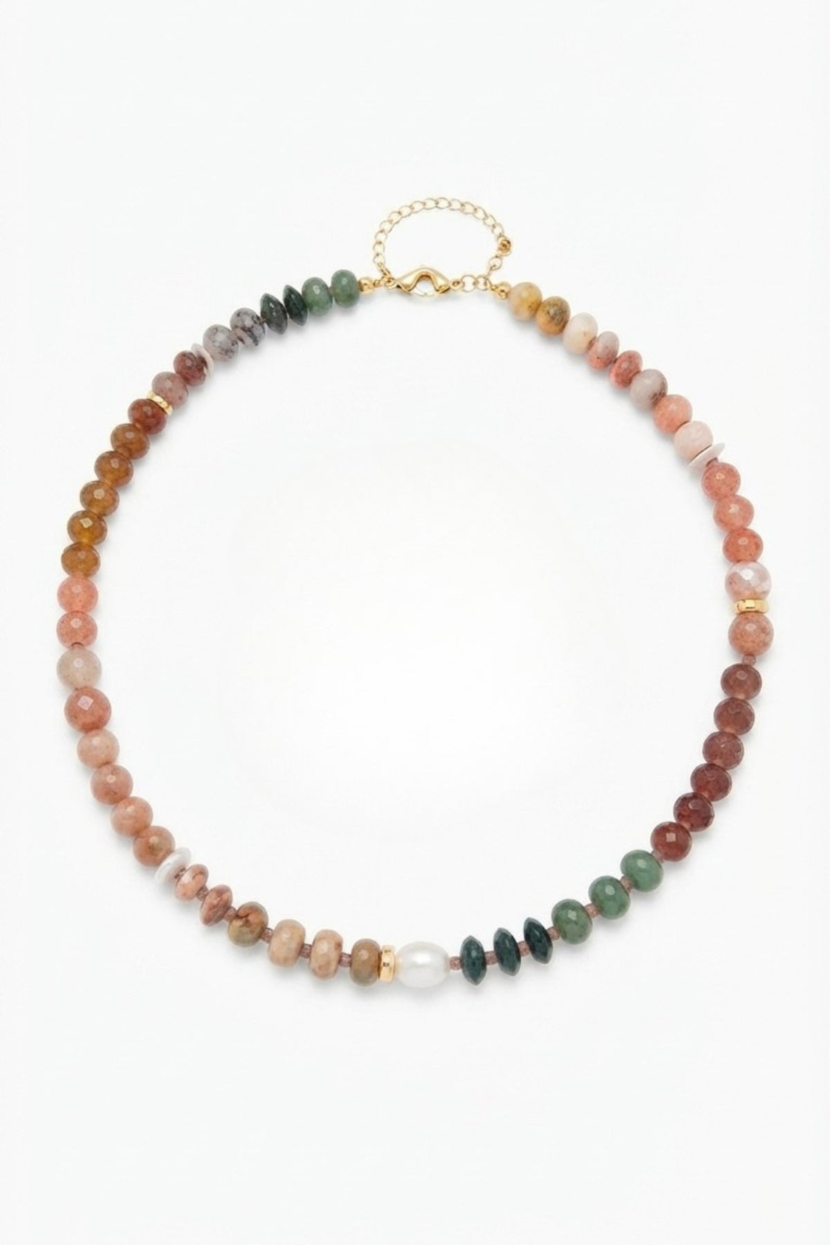 BOHO CHIC GEMSTONE NECKLACE