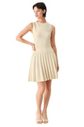 KNIT SWEATER MINI DRESS