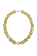 GREEN MARBLE NECKLACE