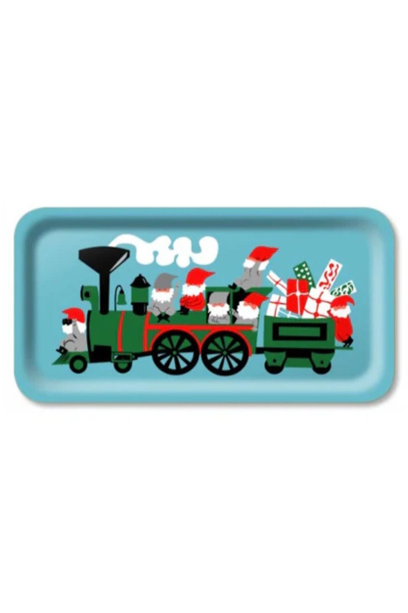 BIRCH WOOD TRAY - SANTA TRAIN