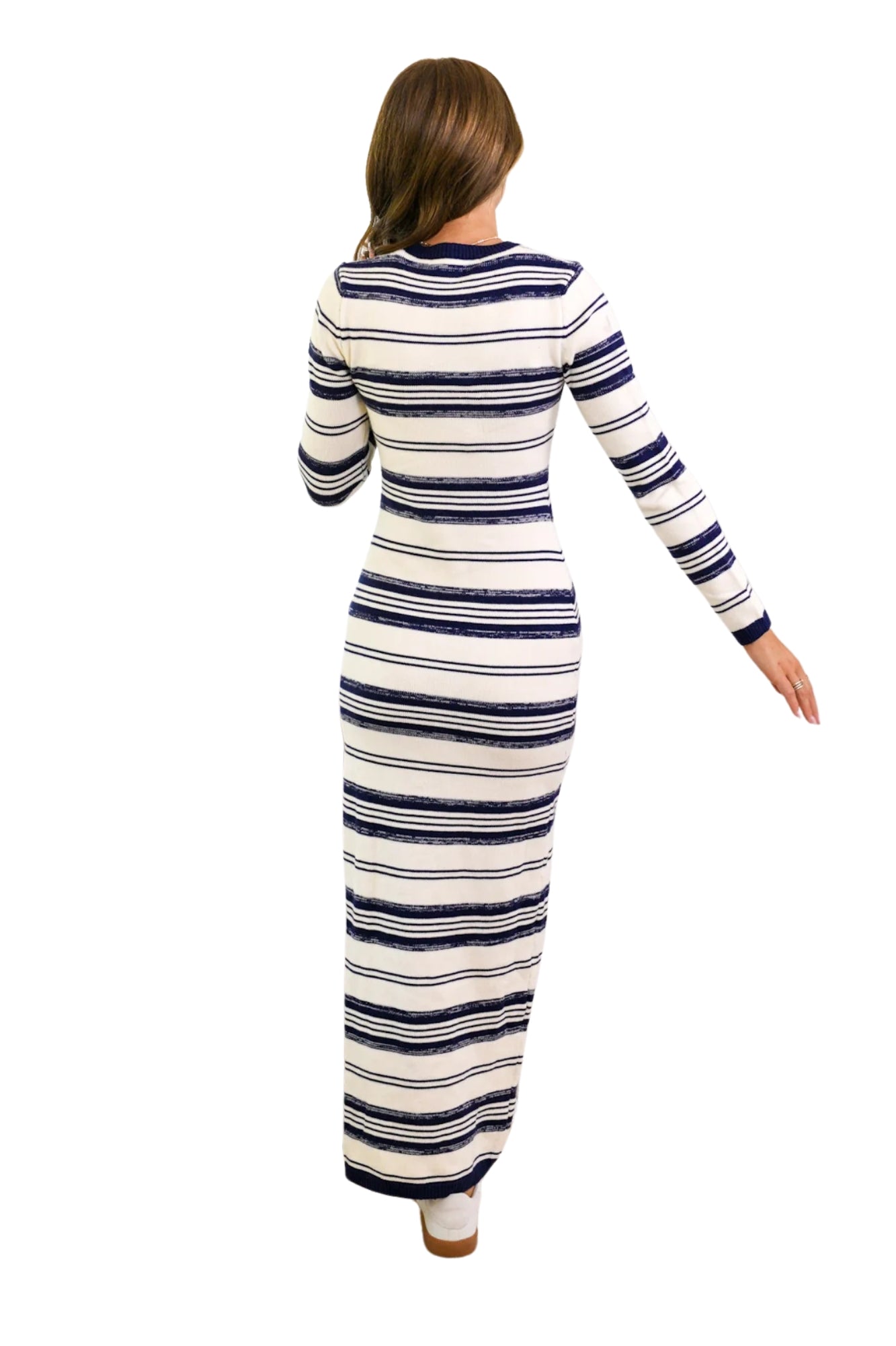 LONG SLEEVE SWEATER MAXI DRESS