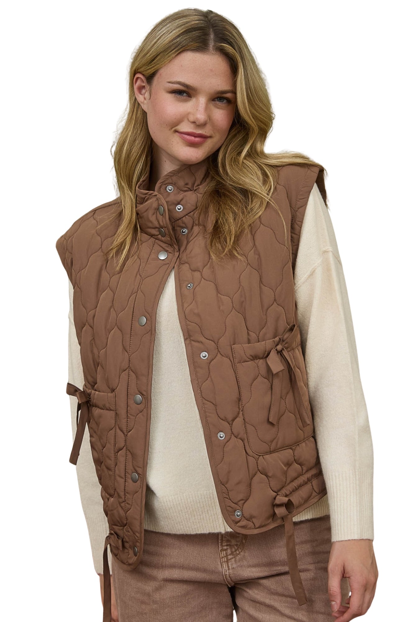 QUILTED PUFFER VEST