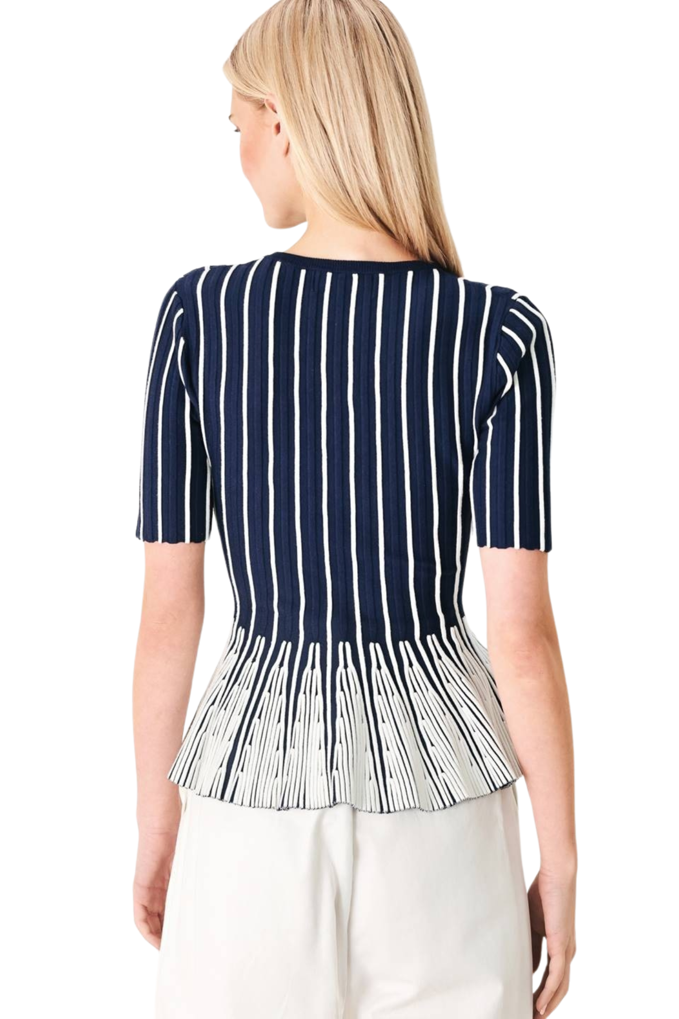 SWEATER KNIT TOP - NAVY