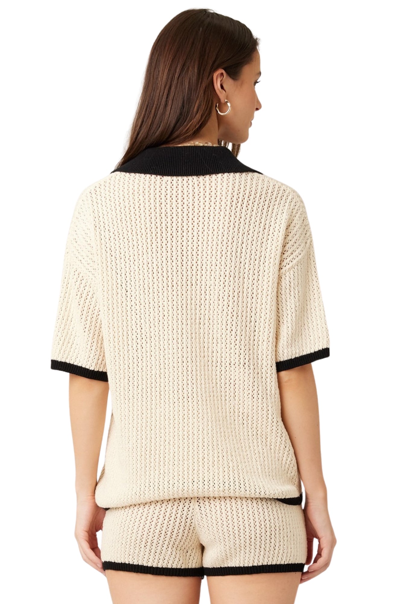 EARLY SPRING KNIT CROCHET SET - NATURAL