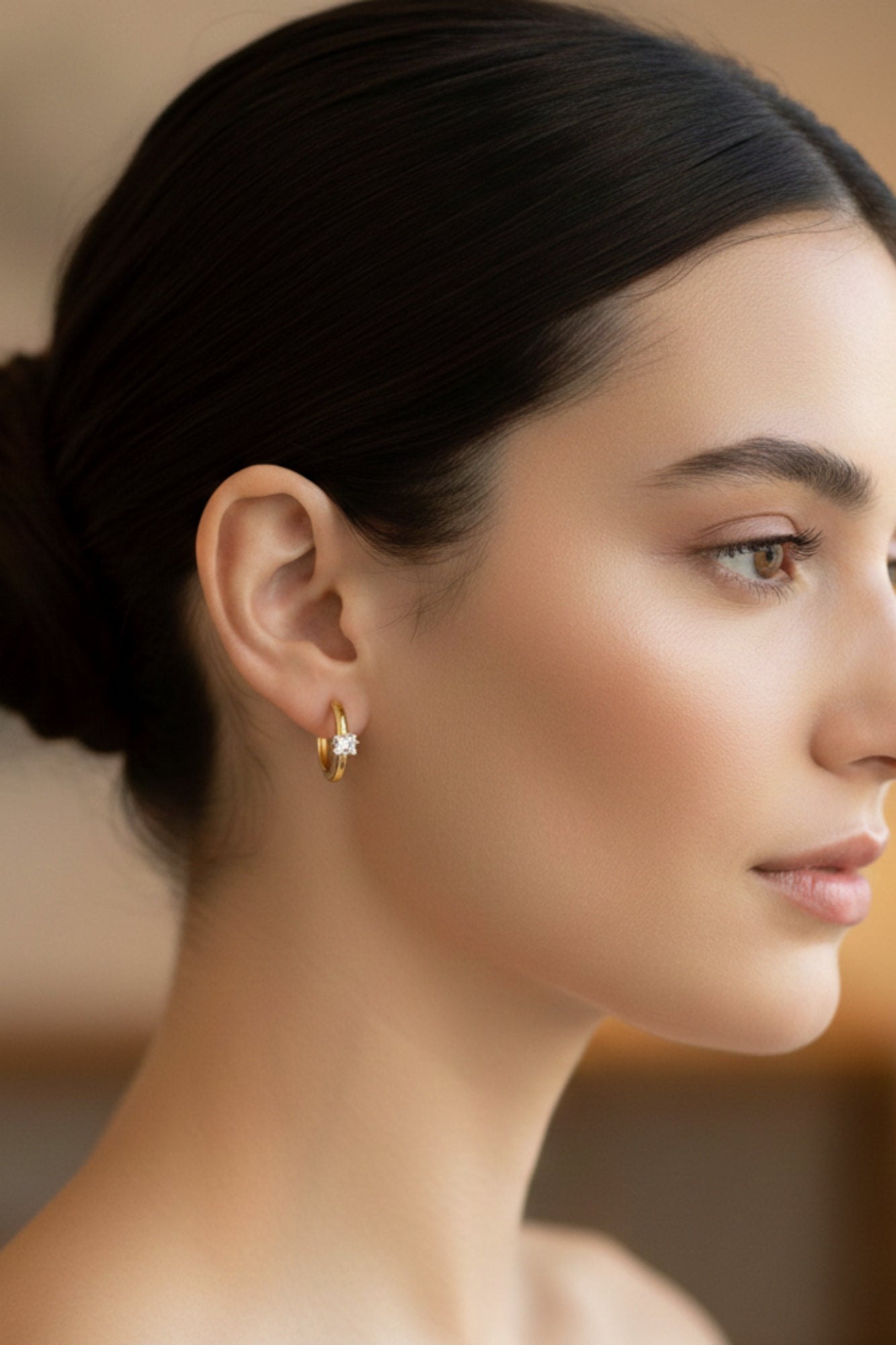 MINI DIAMOND HOOPS