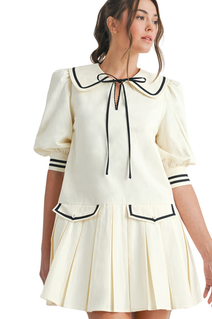 SHORT SLEEVE MINI DRESS