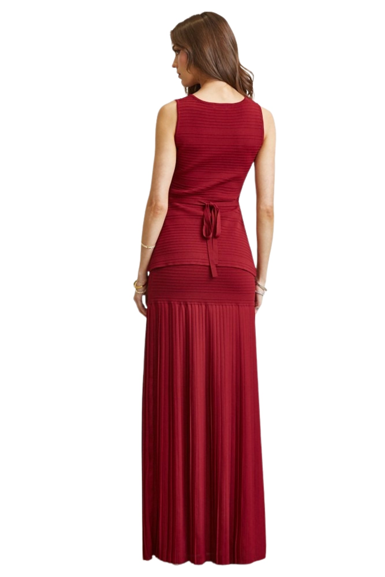 KNIT TOP & MAXI SKIRT SET