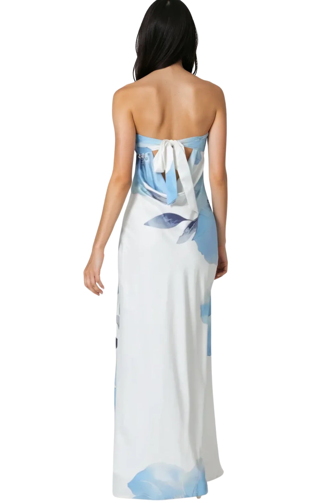BACK CHEST TIE TUBE DRESS