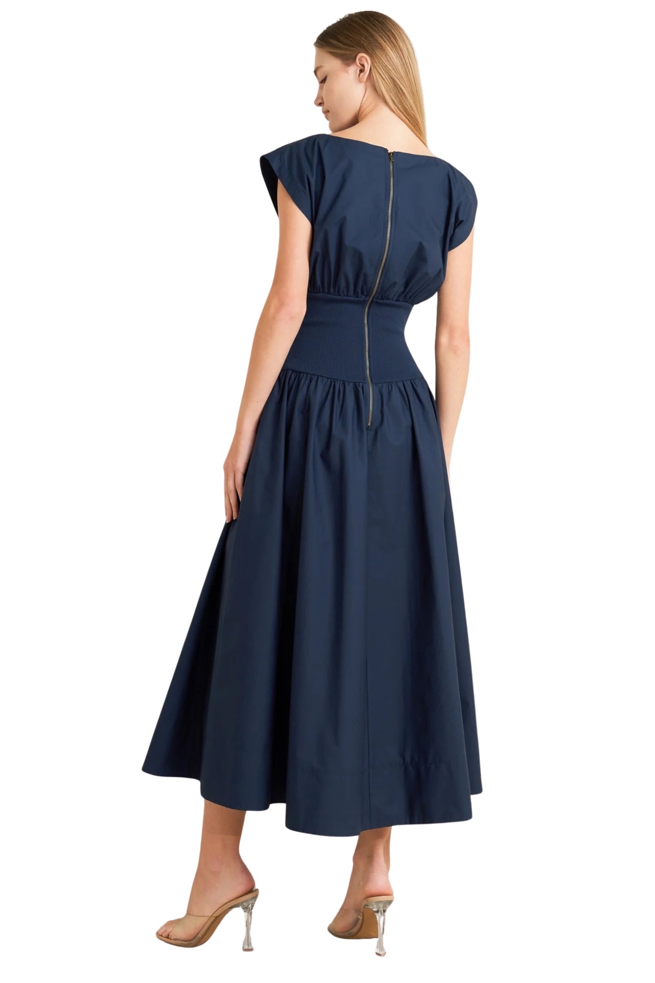 DREAMWEAVER ROMANTIC WOVEN MIDI DRESS