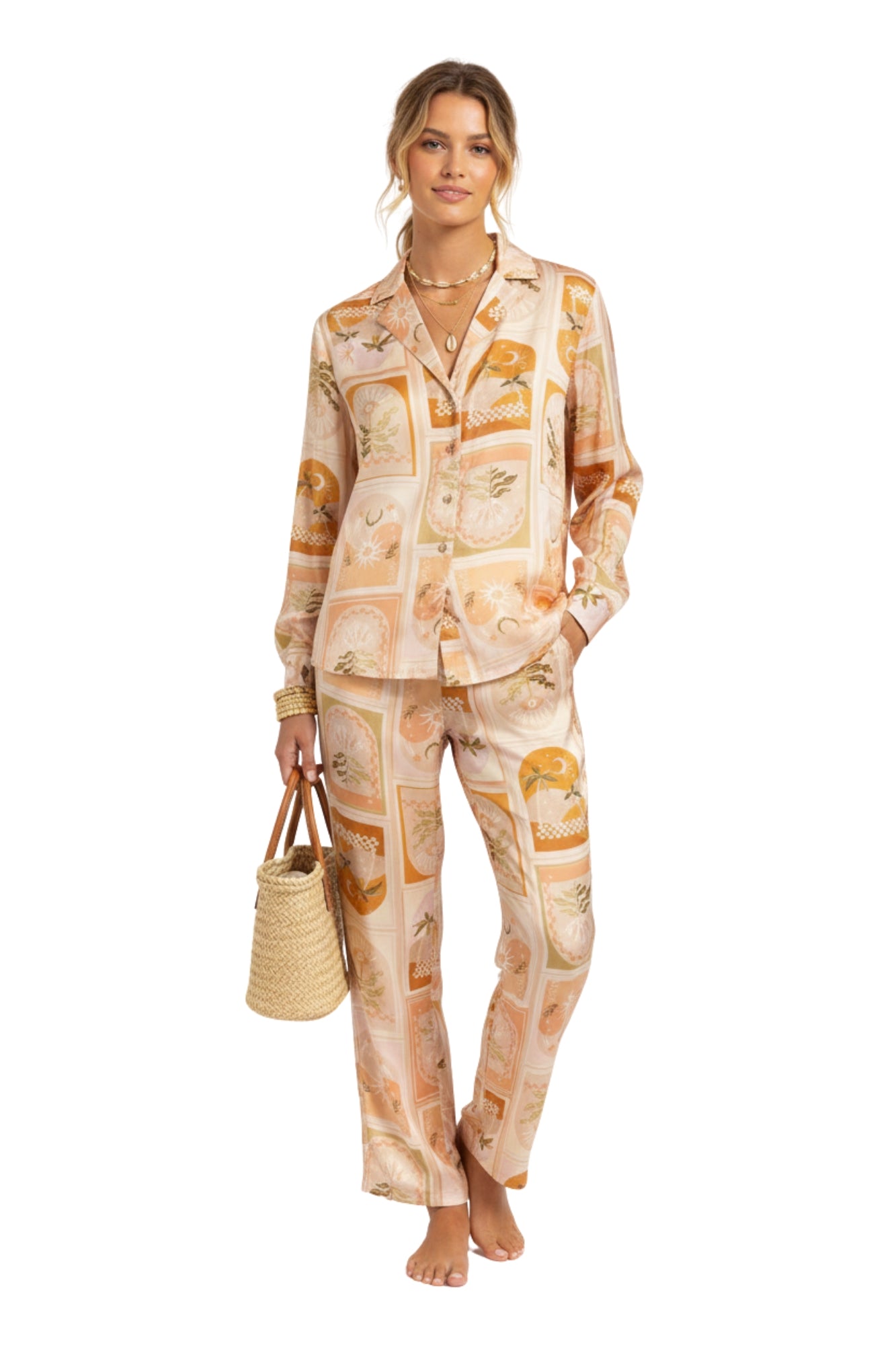 SAND CASTLE SHIRT & PANTS SET