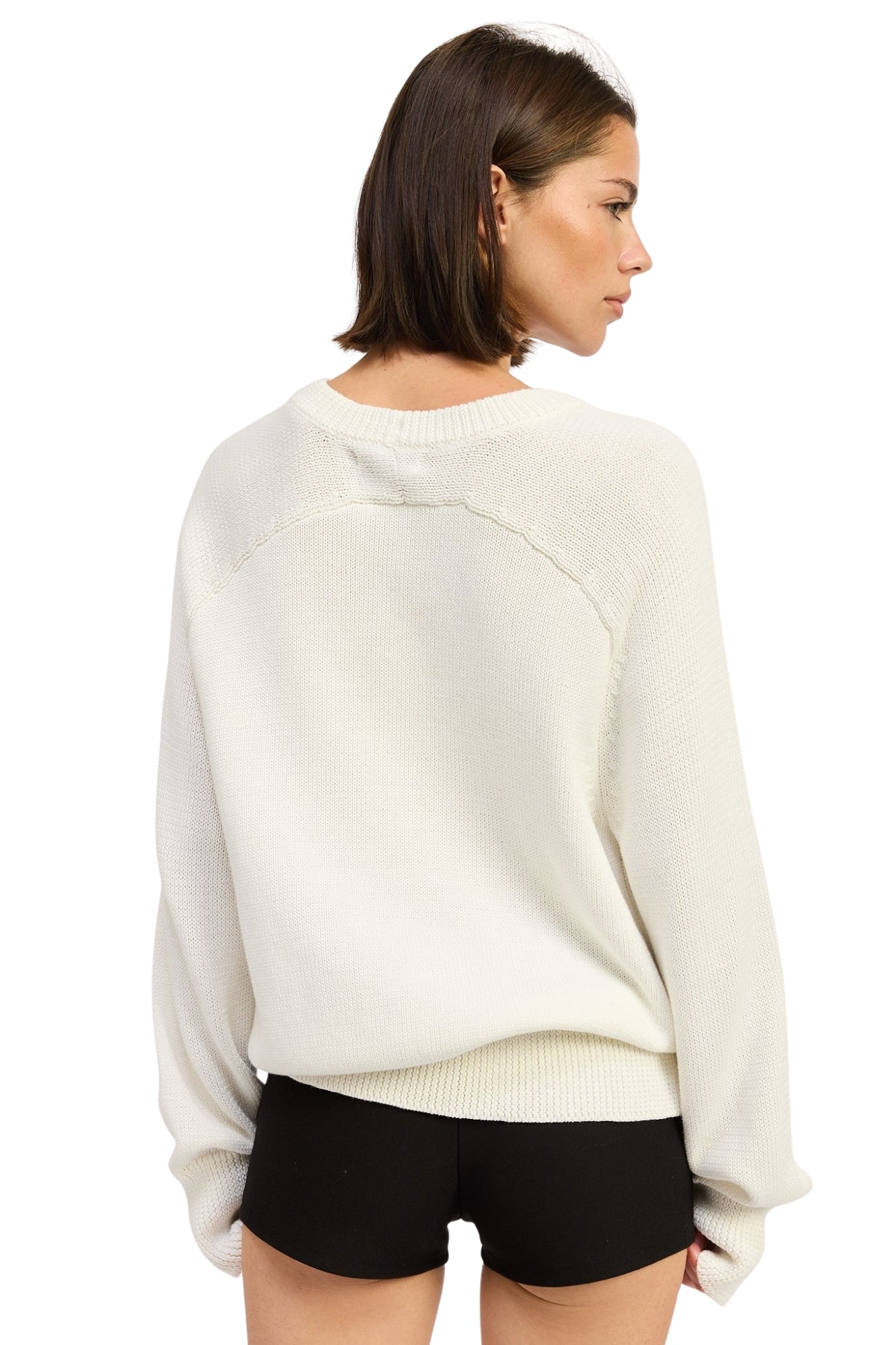 LONG SLEEVE GRAPHIC SARDINE SWEATER