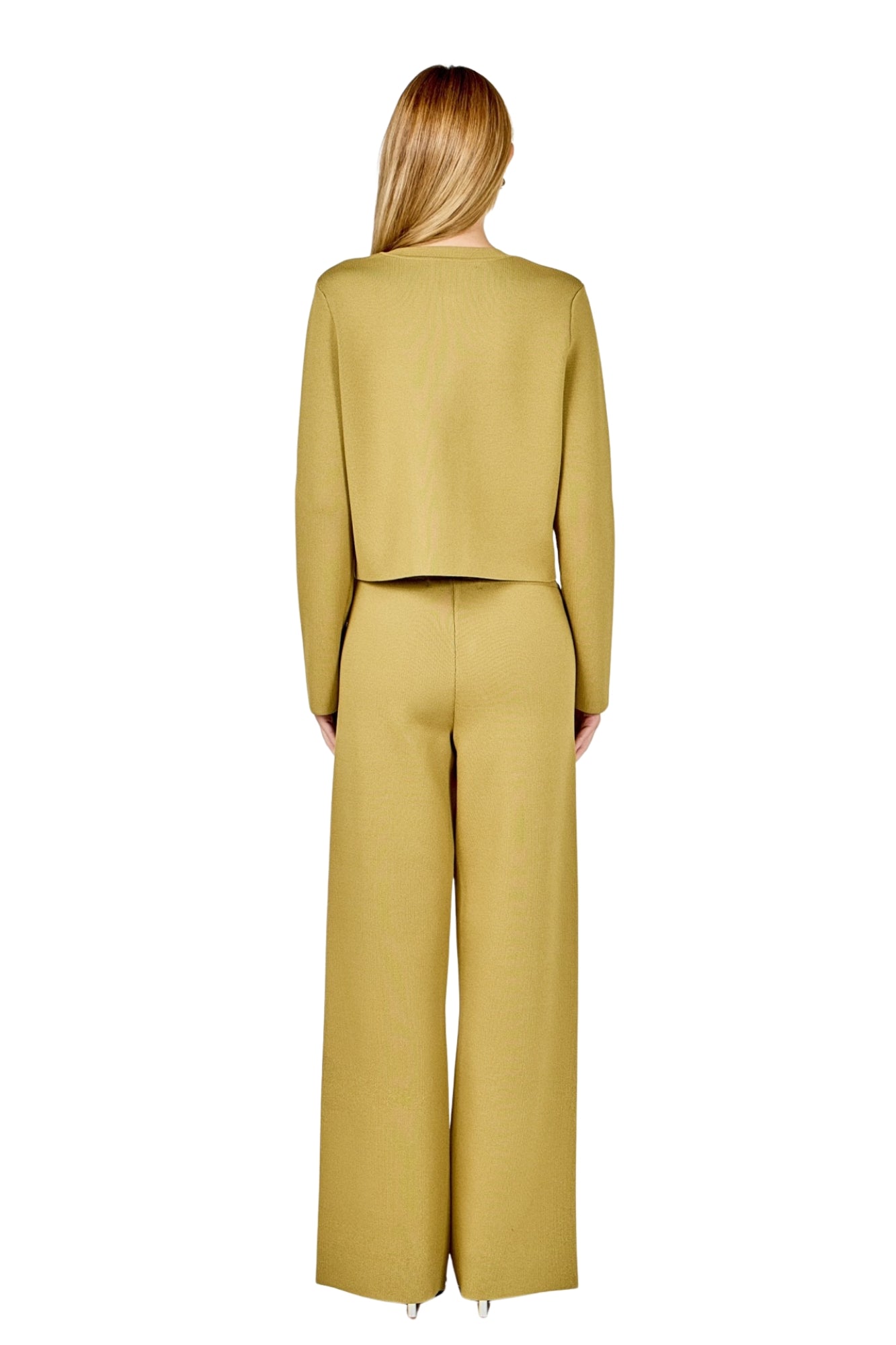 KNIT CARDIGAN & RELAXED FIT PANTS