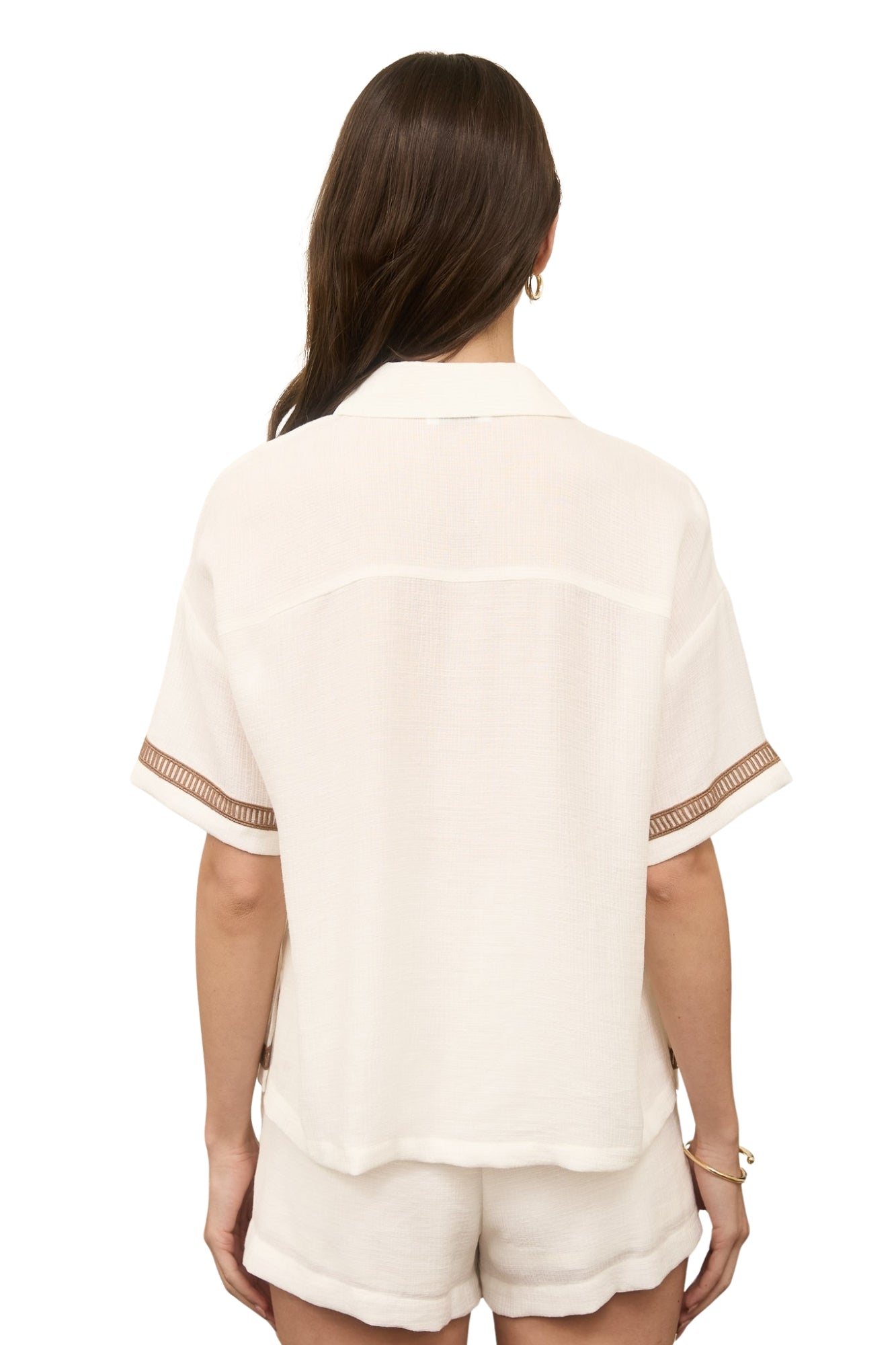 STARFISH EMBROIDERED SHORT SET