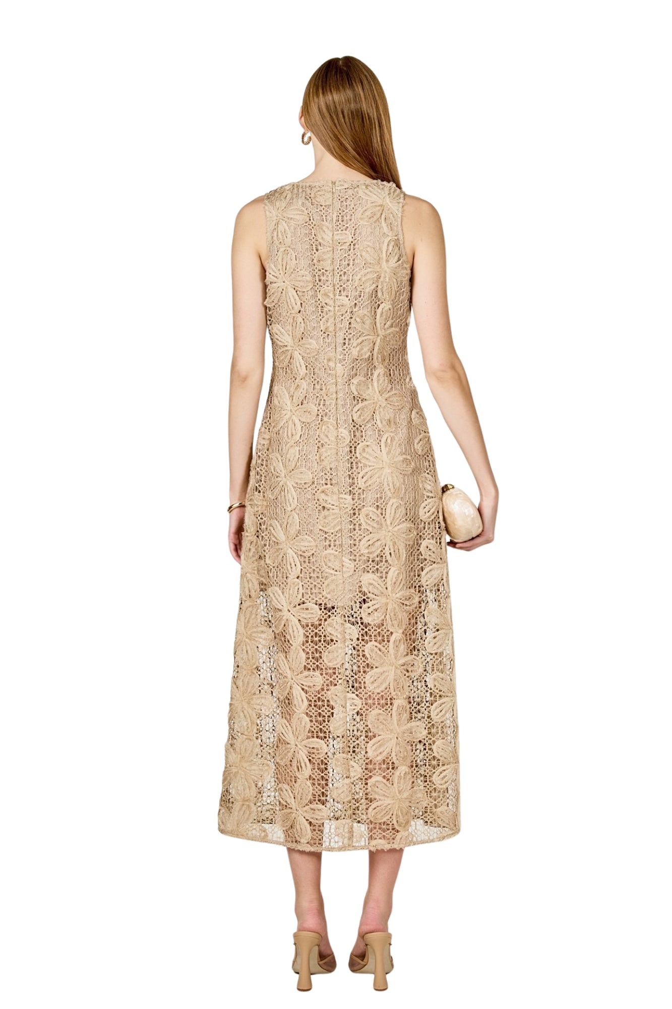 LACE CAMI MAXI DRESS