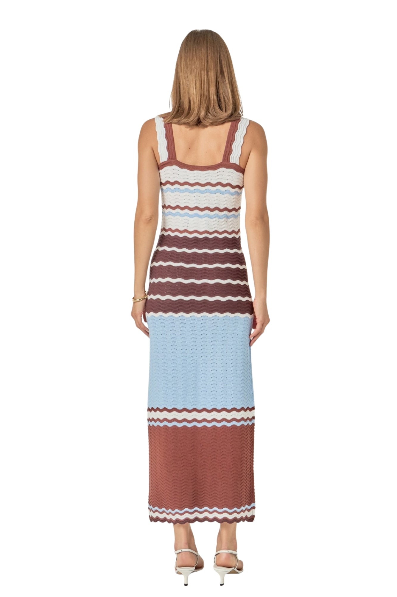 CROCHET MIDI DRESS
