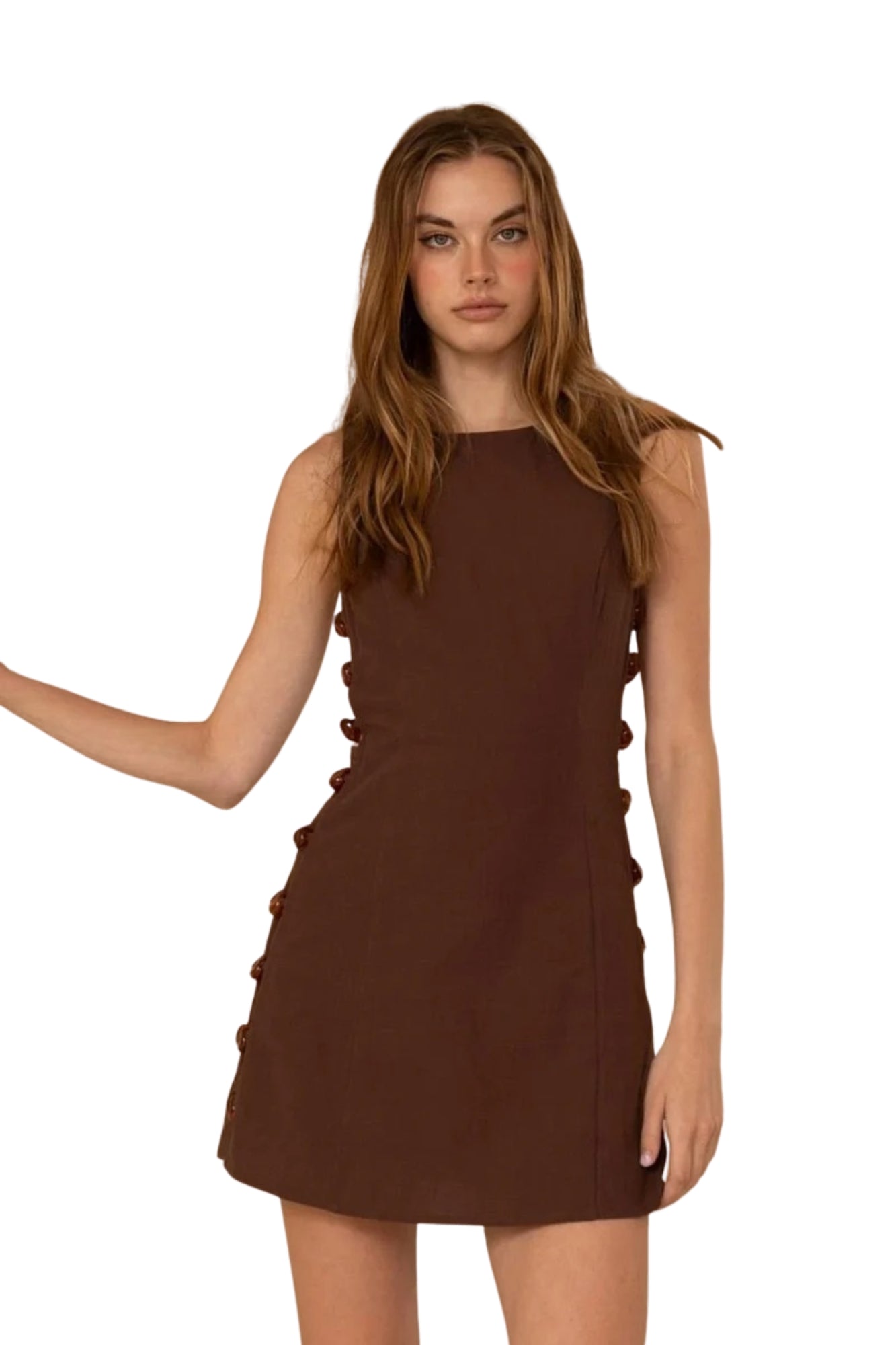 DETAILED MINI DRESS
