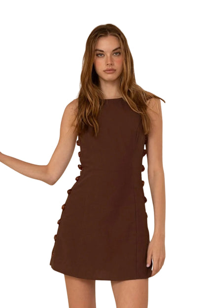 DETAILED MINI DRESS