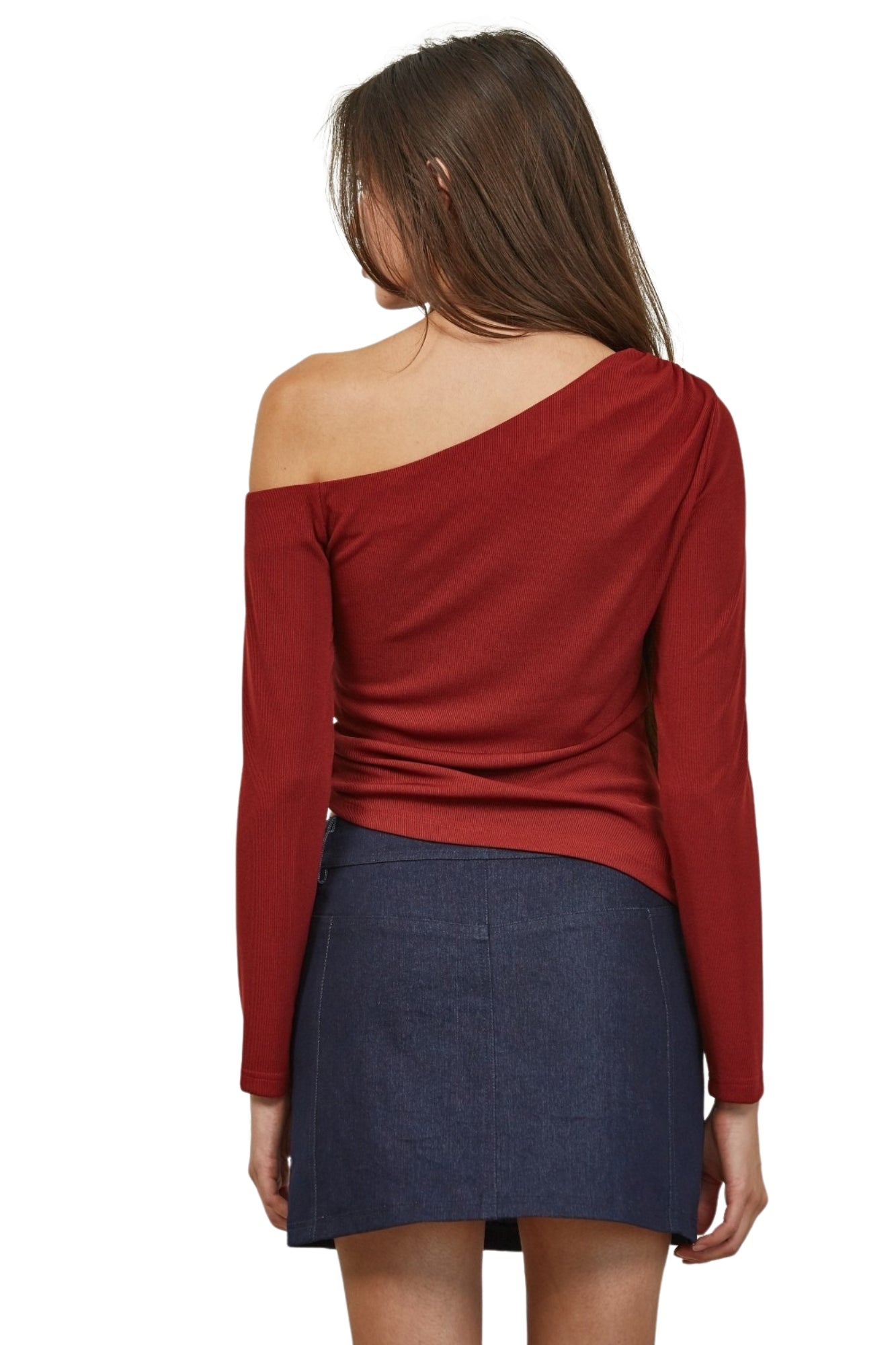 ONE SHOULDER ASYMMETRIC TOP