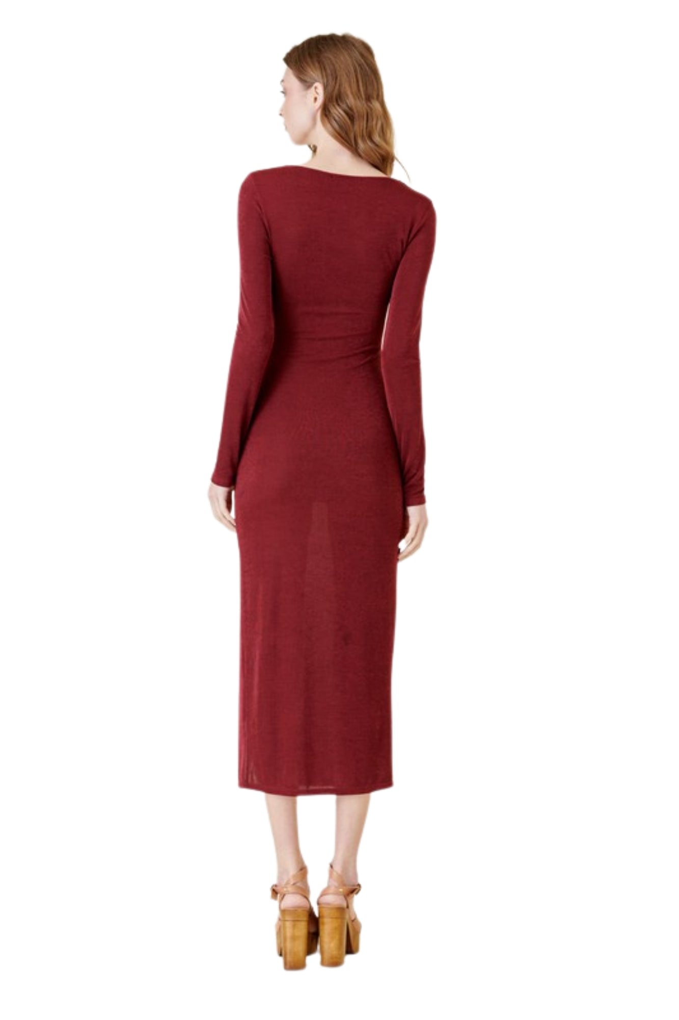 CUT-OUT MIDI DRESS