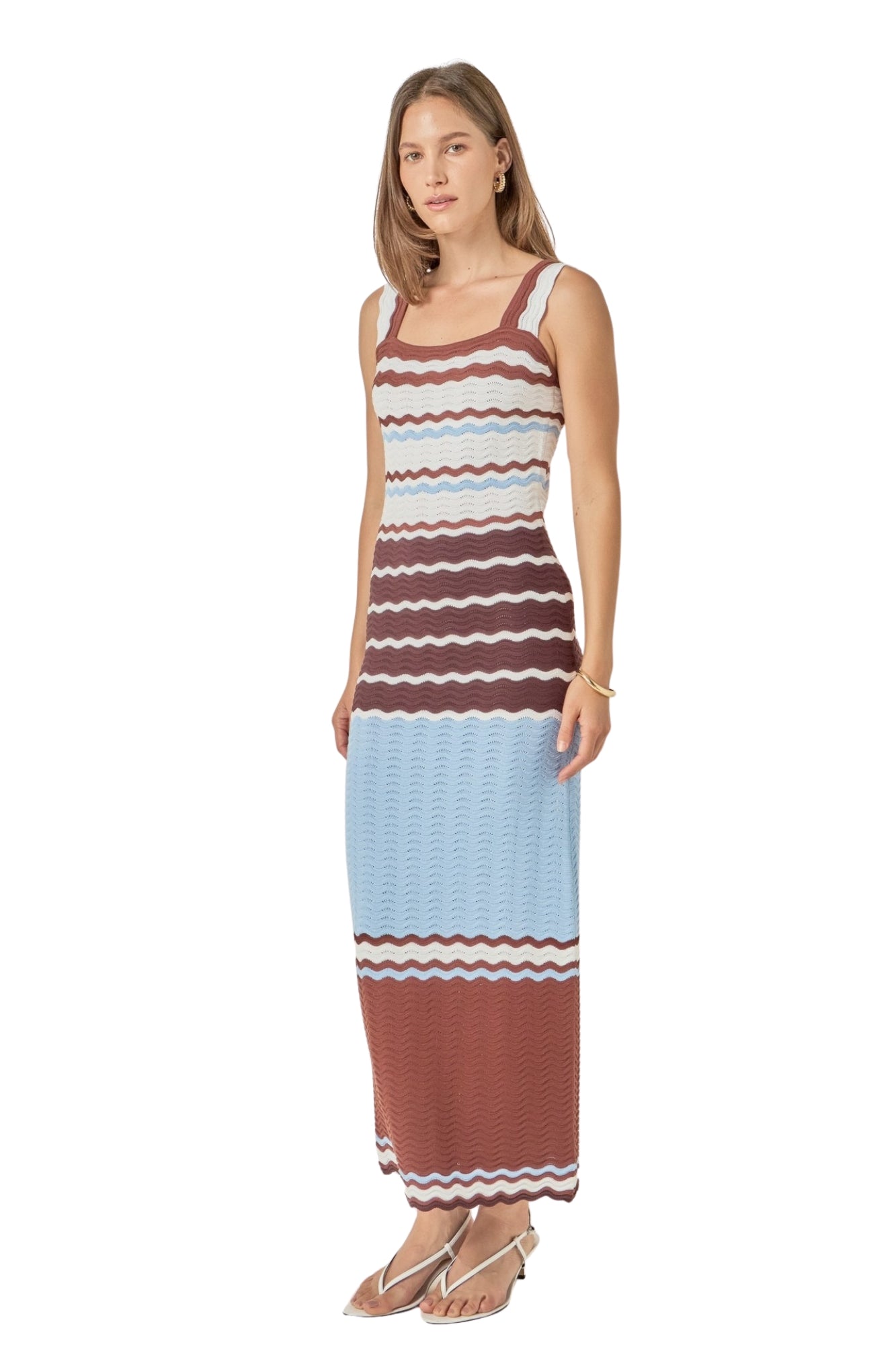 CROCHET MIDI DRESS