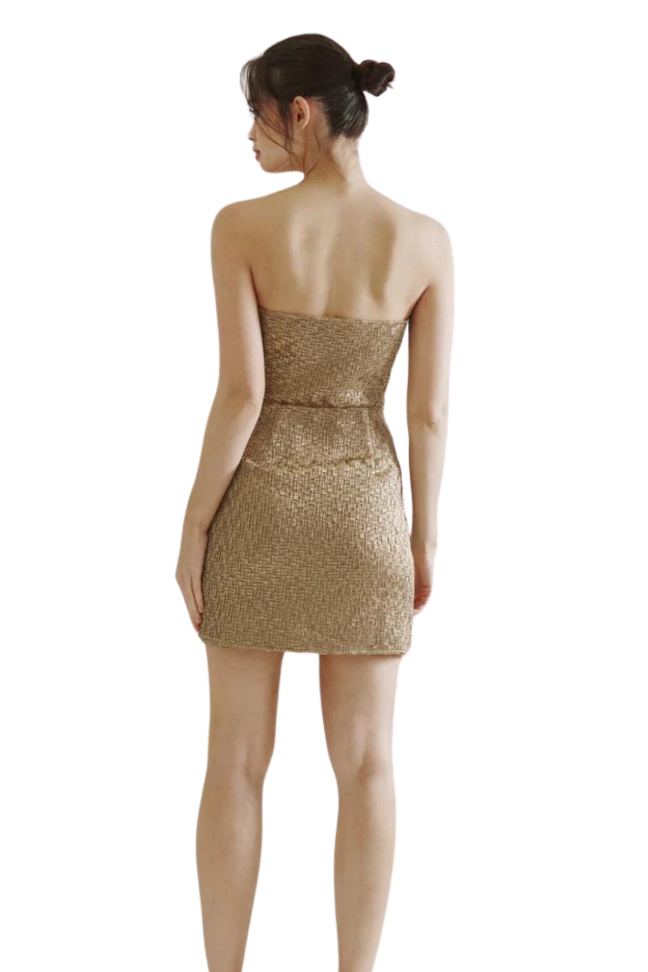 STRAPLESS MINI DRESS