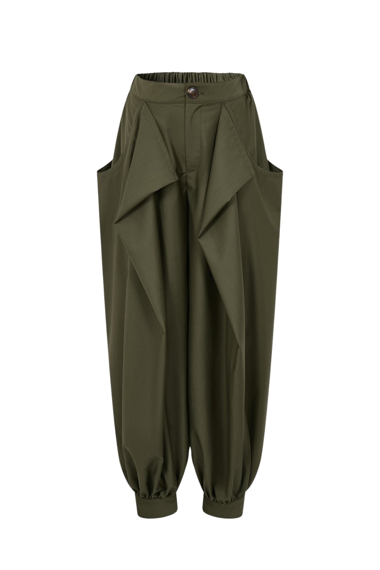WOVEN SAFARI BALLOON PANTS & JACKET SET