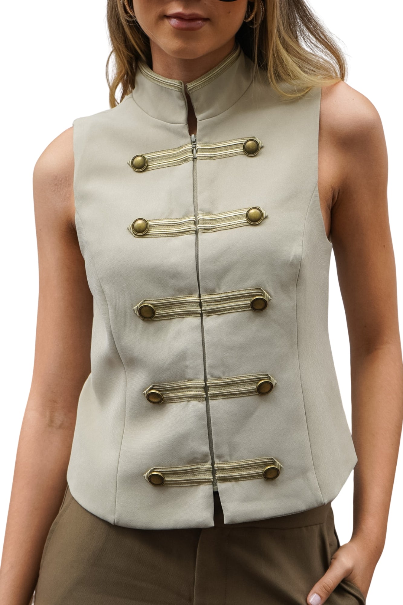 GILDED BUTTONS VEST