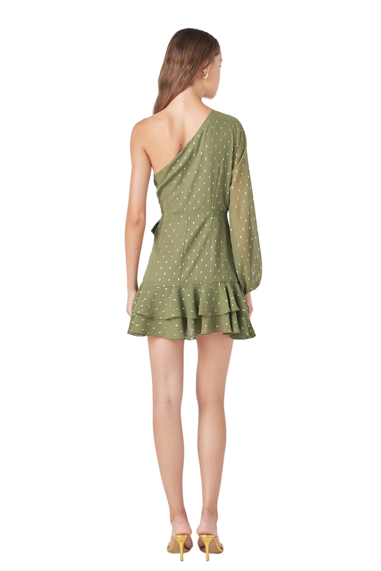 ONE SHOULDER MINI DRESS