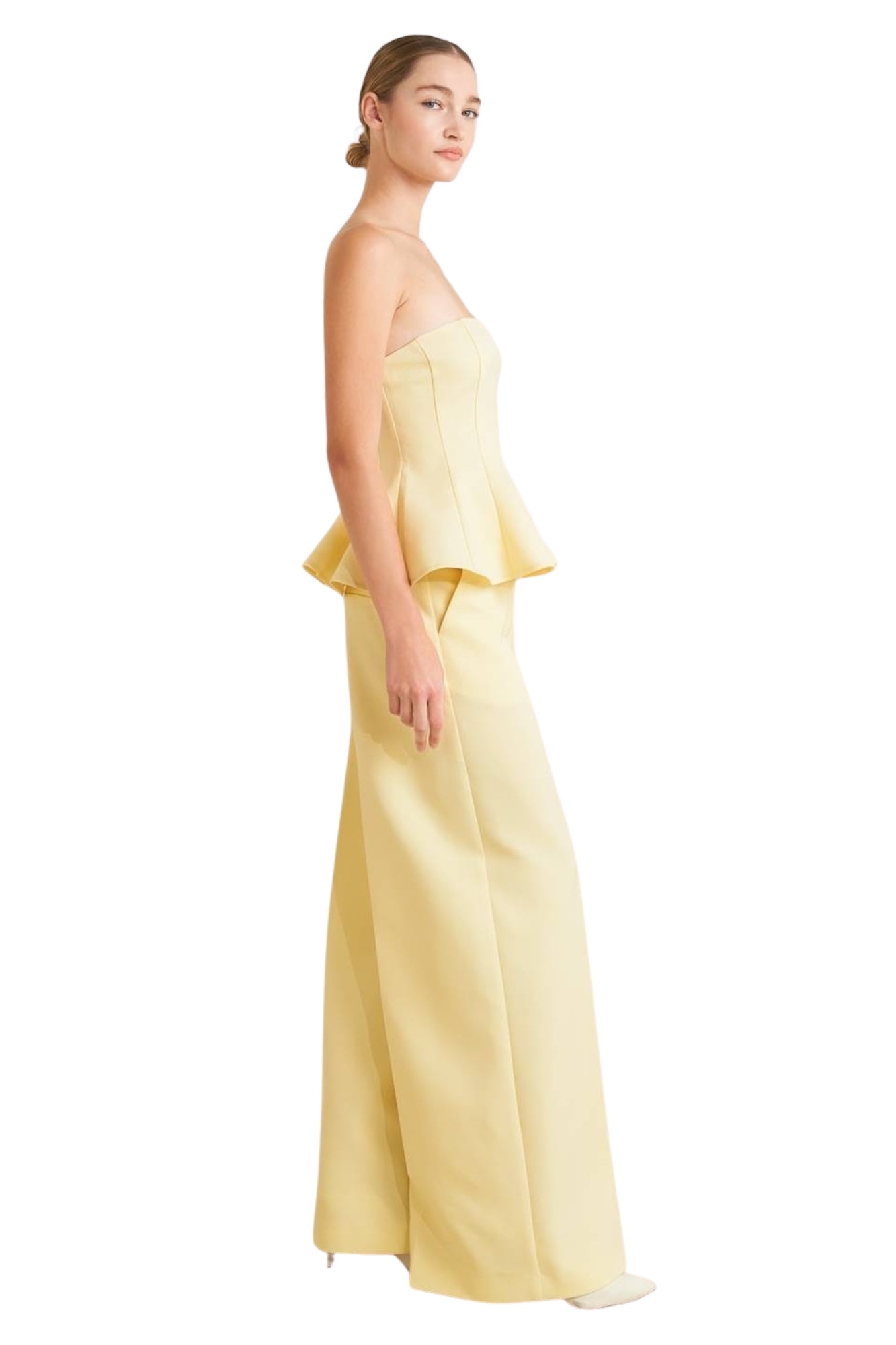 SOLID WOVEN TOP & PANTS SET