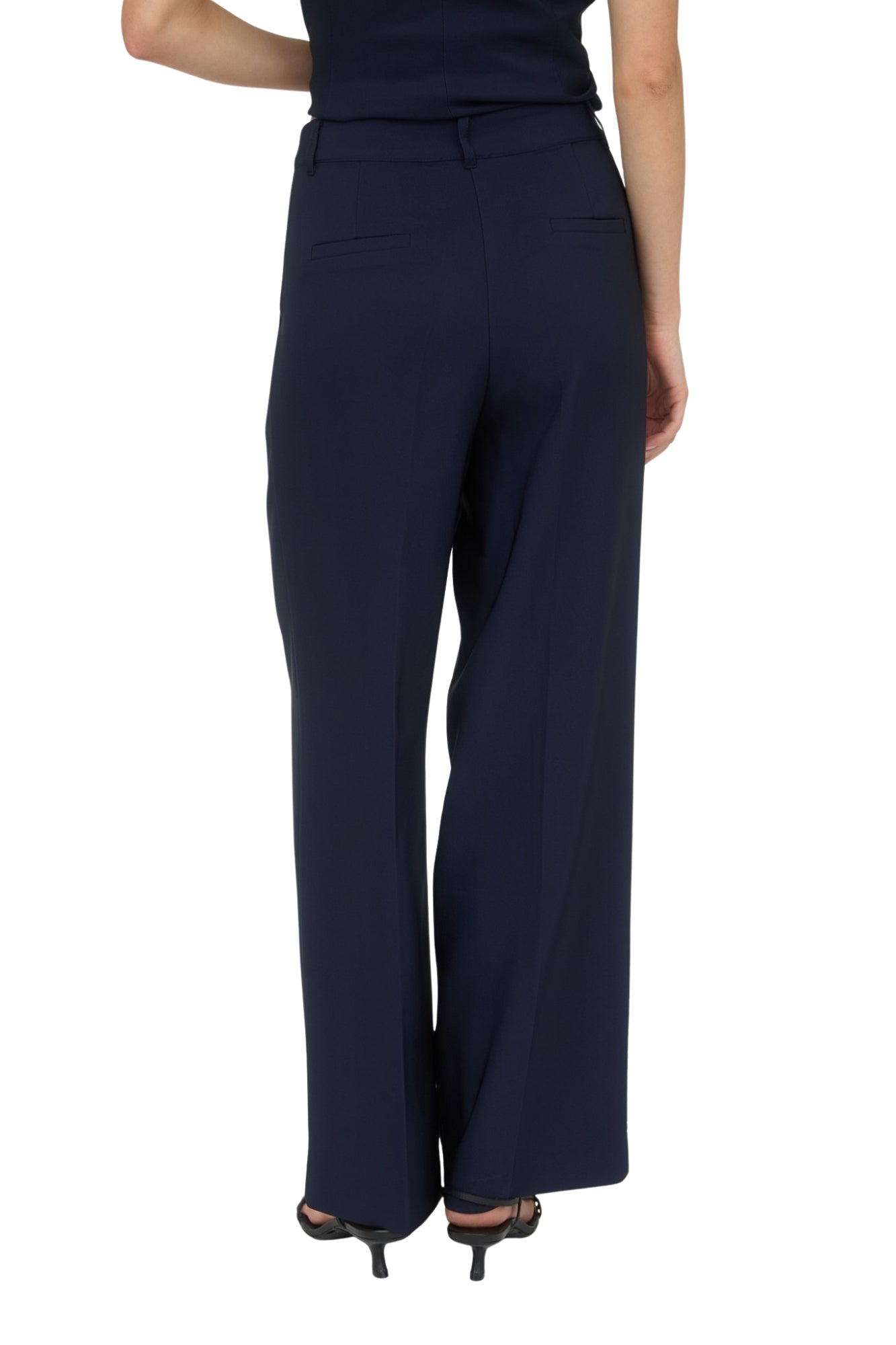 VEST & PLEATED WIDE LEG DRESS PANTS SET