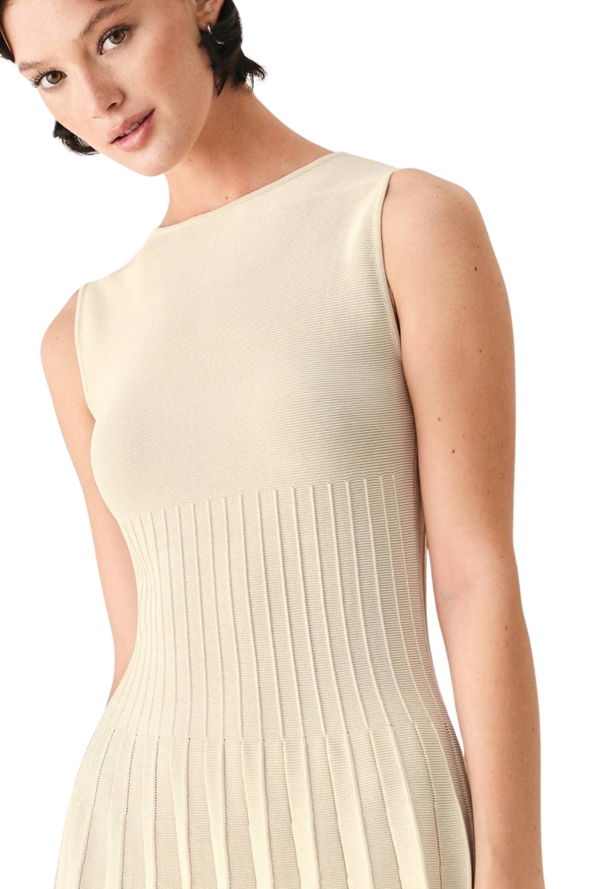 KNIT SWEATER MINI DRESS