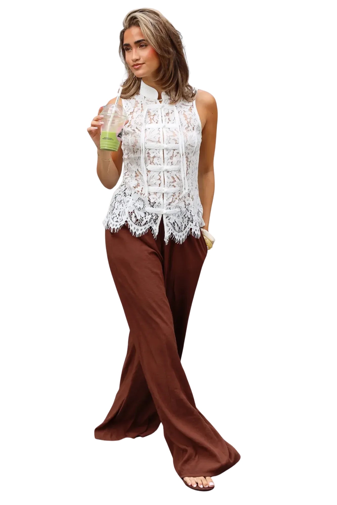 THE MANDARIN LACE BLOUSE
