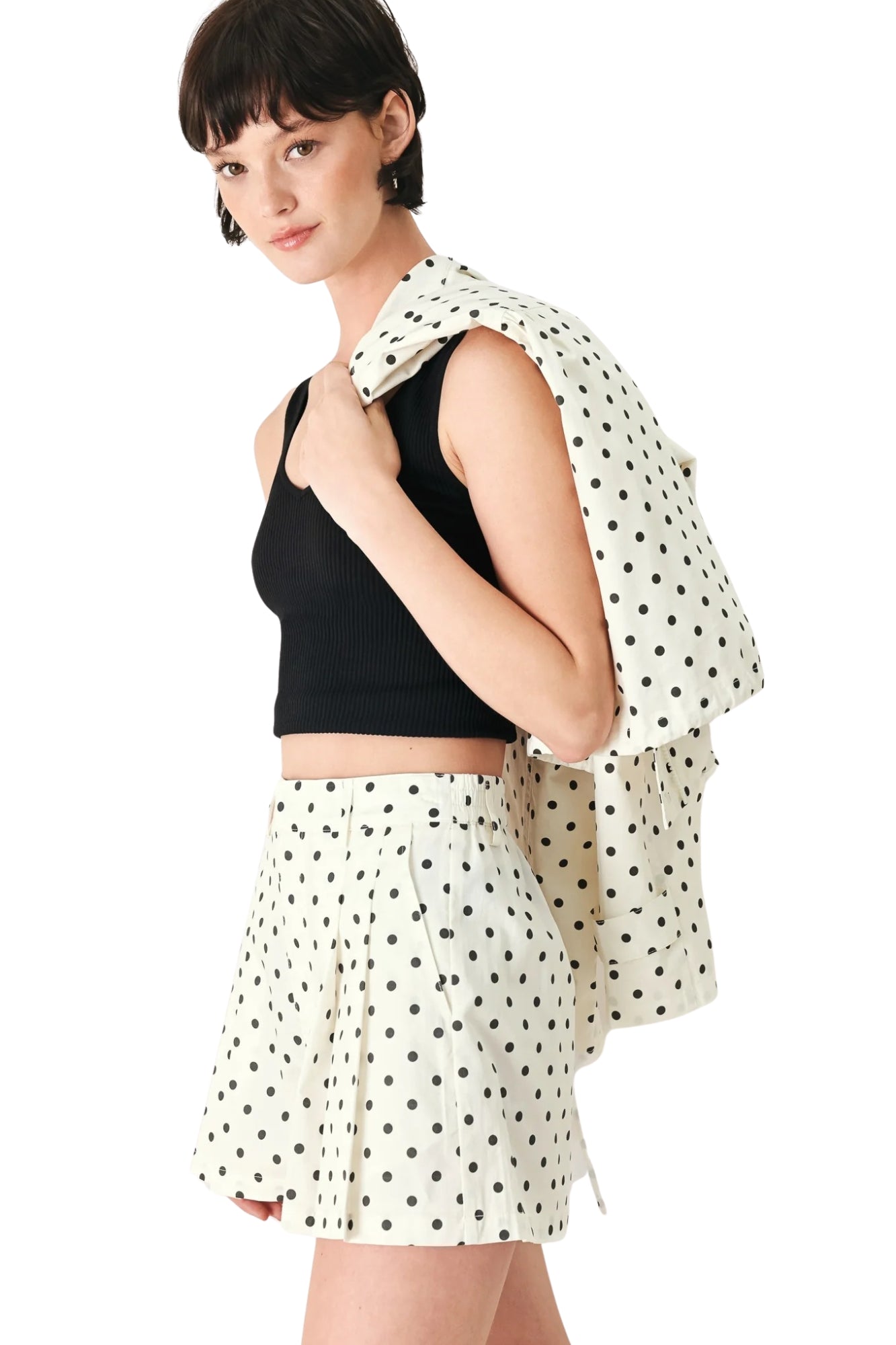 POLKA DOT SHORT SET