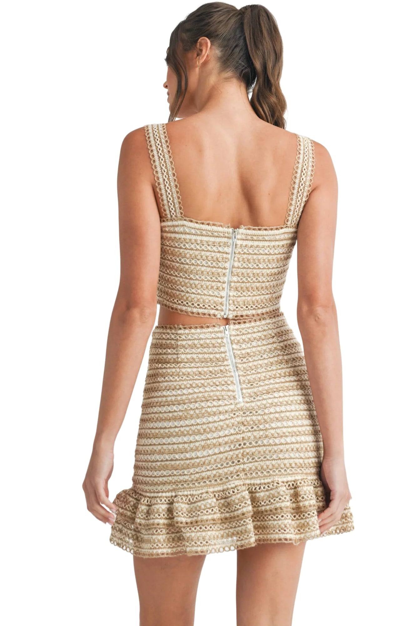 THE CROCHET TOP & SKIRT SET